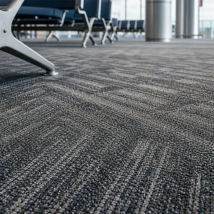 Permaidani Broadloom Polipropilena Lapangan Terbang Tahan Lama