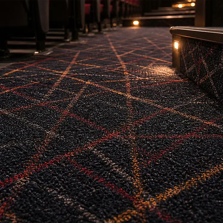 Permaidani Broadloom Pawagam Kalis Api Nylon