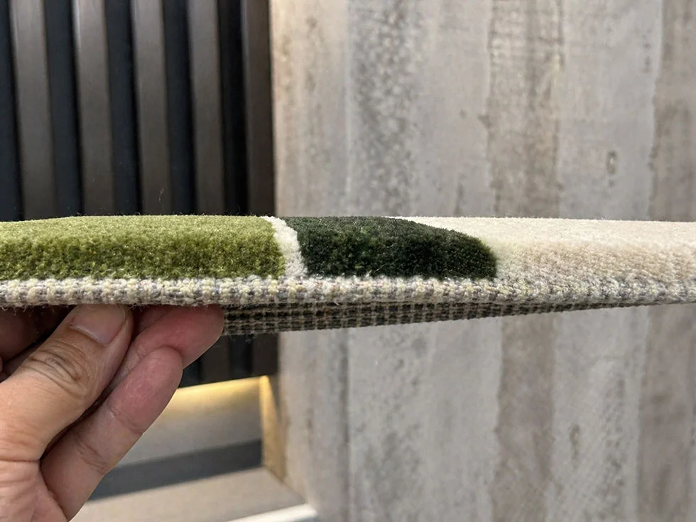 Wool Woven Wall To Wall Carpet For Luxury Place