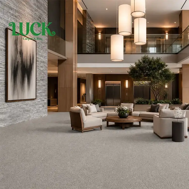 Nilon Tufted Wall to Wall Carpet untuk Lobi
